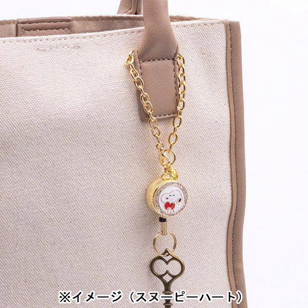 リールキーホルダー・PEANUTS (スヌーピー桜)