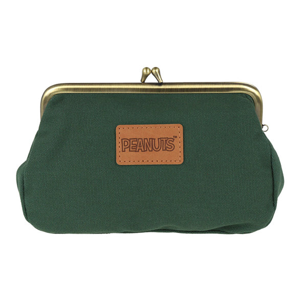スヌーピー 畳刺繍ペンポーチ がま口 (ピクニック／NewLifeCollection)