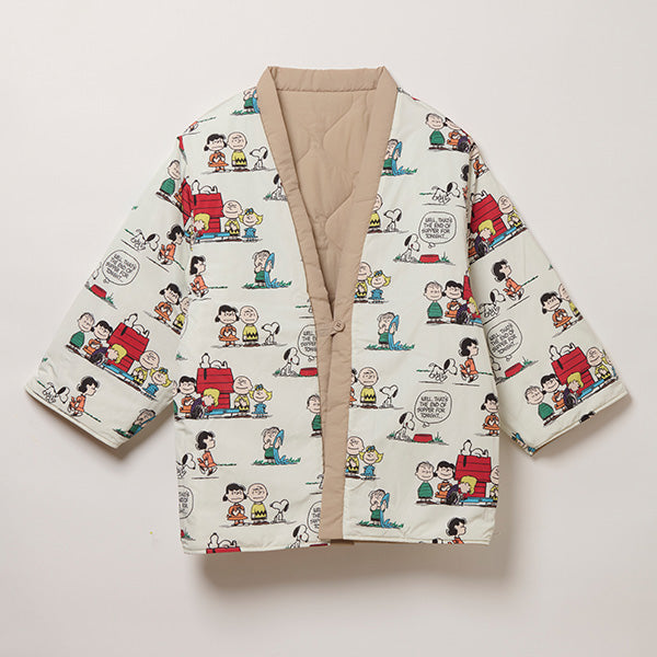 【おかいものSNOOPY限定】DAN-TEN／パッカブルはんてん（リバーシブル）