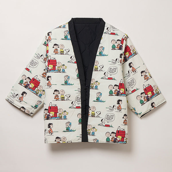 【おかいものSNOOPY限定】DAN-TEN／パッカブルはんてん（リバーシブル）