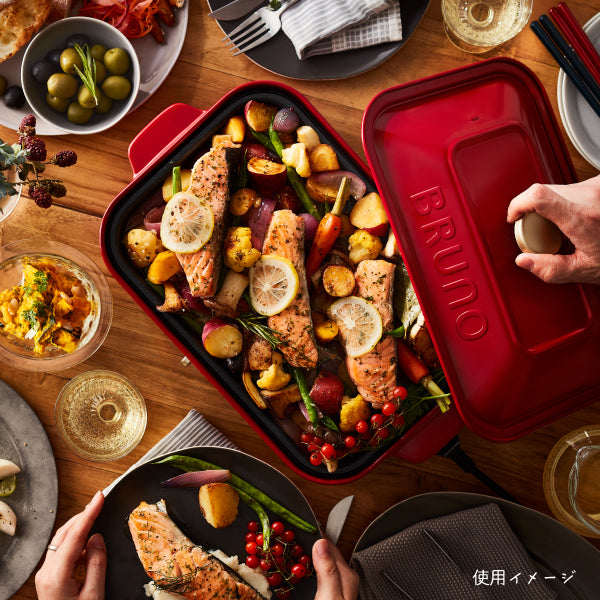 おかいものSNOOPY限定】BRUNOコンパクトホットプレート (SNOOPY&Woodstock)