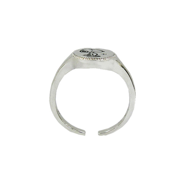 PEANUTS 「phitenモデル」スヌーピー オーバル型 スマイルリング