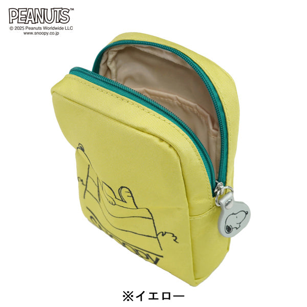 スヌーピー コスメポーチ (ネオンカラー柄)