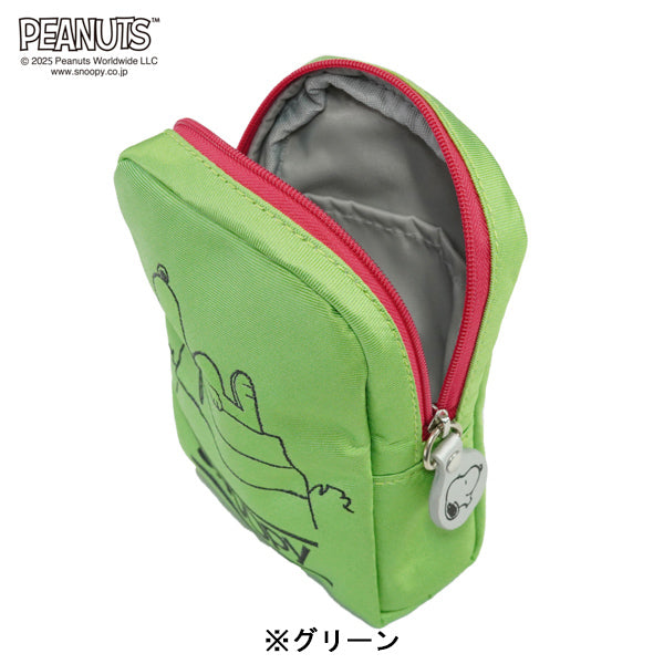 スヌーピー コスメポーチ (ネオンカラー柄)