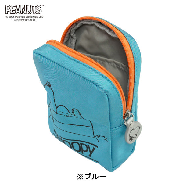 スヌーピー コスメポーチ (ネオンカラー柄)