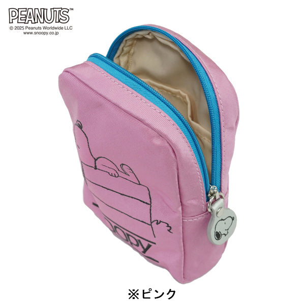 スヌーピー コスメポーチ (ネオンカラー柄)