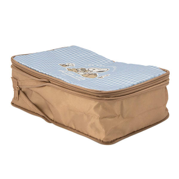 スヌーピー 圧縮ポーチS (スヌーピーとくま)