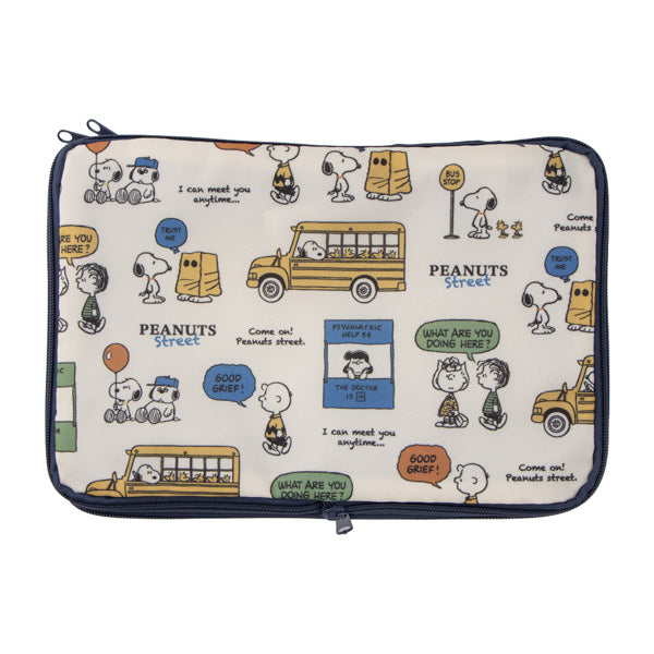 スヌーピー 圧縮ポーチS (PEANUTS STREET)