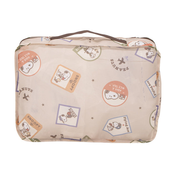 スヌーピー メッシュポーチ 5点セット (Let's take a trip)