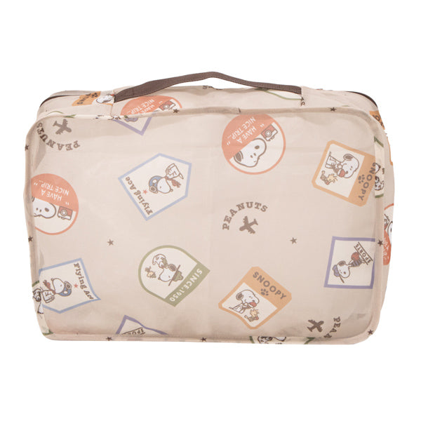スヌーピー メッシュポーチ 2点セット (Let's take a trip)