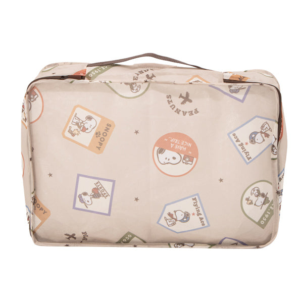 スヌーピー メッシュポーチ 2点セット (Let's take a trip)