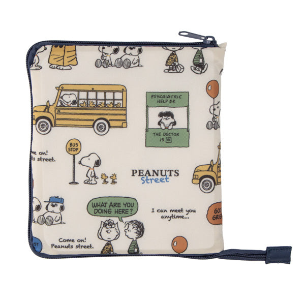 スヌーピー 折りたたみボストンバッグ (PEANUTS STREET)