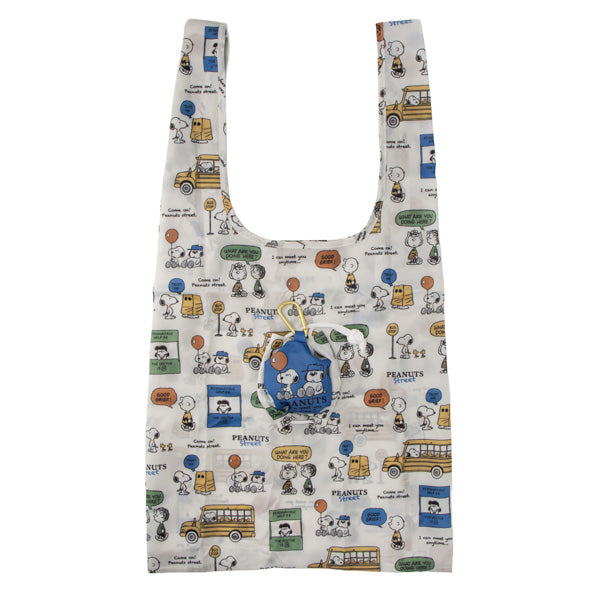 スヌーピー ポーチ付きエコバッグ (PEANUTS STREET)
