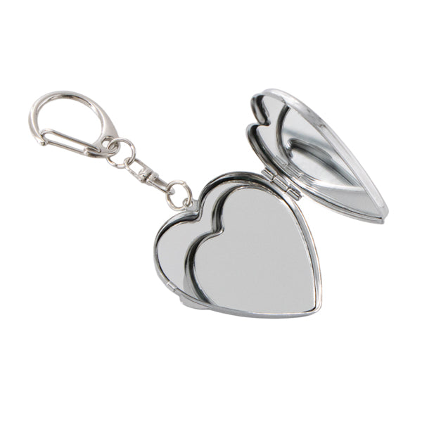 スヌーピー ハート型ミラーキーホルダー