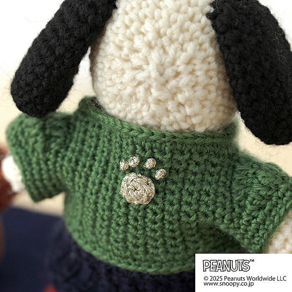 【手芸キット】編みぐるみ＜スヌーピー 新年のごあいさつ＞ (編み物 材料セット)