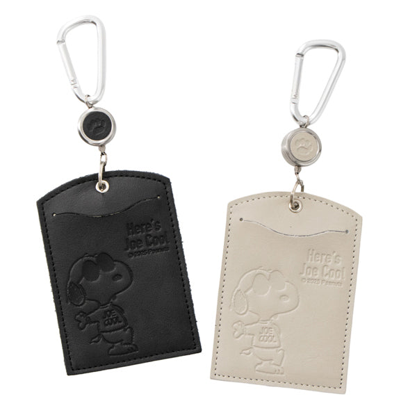 スヌーピー カラビナ付きパスケース (ジョー・クール)