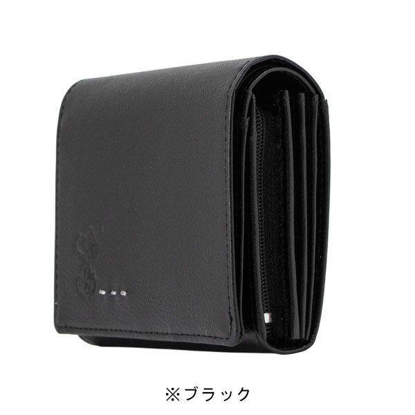 スヌーピー 2ルーム二つ折財布 (ステッチシリーズ)