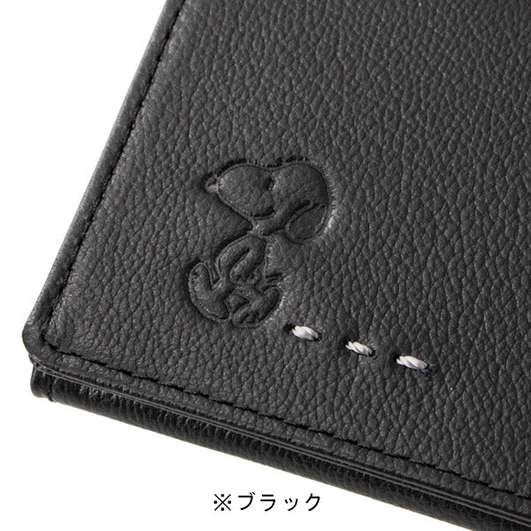 スヌーピー ファスナー付きパスケース (ステッチシリーズ)