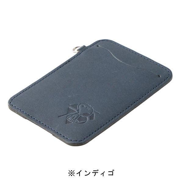 スヌーピー 栃木レザー75th パスケース