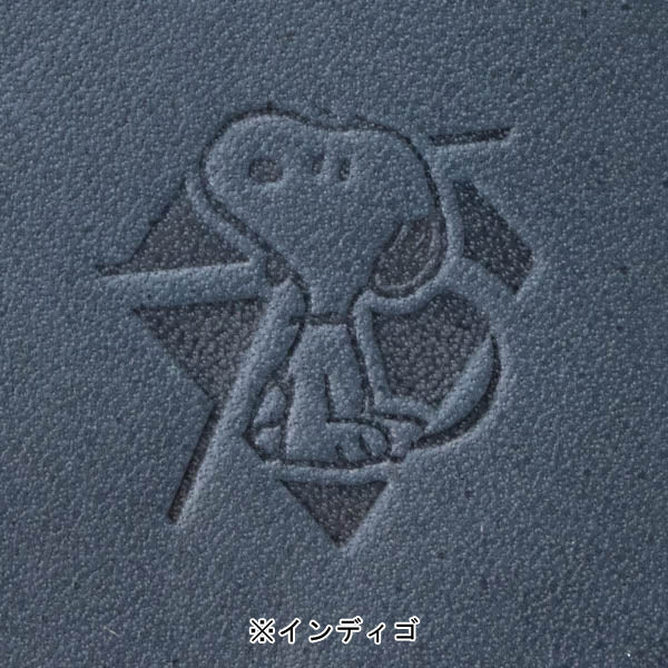 スヌーピー 栃木レザー75th パスケース