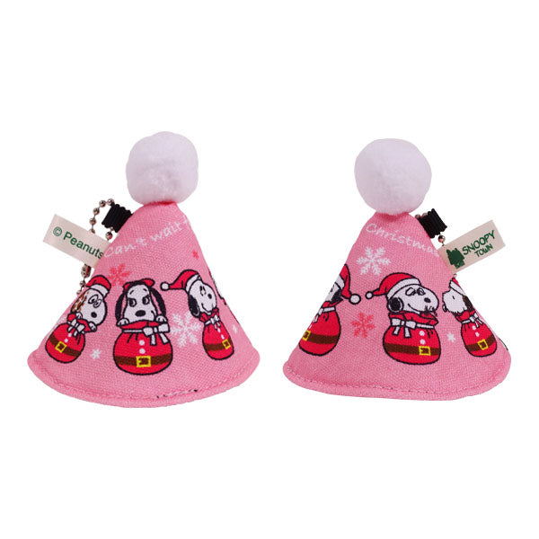 スヌーピー ミニサンタ服巾着＆ミニ帽子セット (Can't wait for