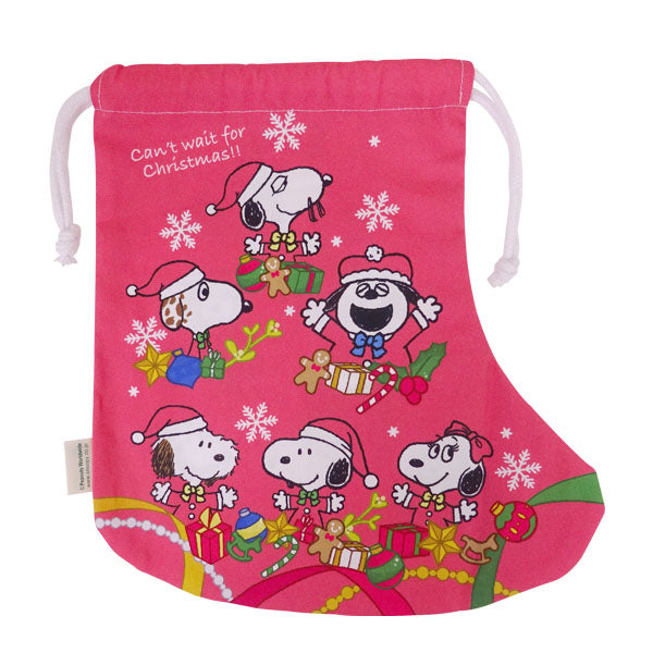 スヌーピー ブーツ型巾着 (Can’t wait for Christmas!!)