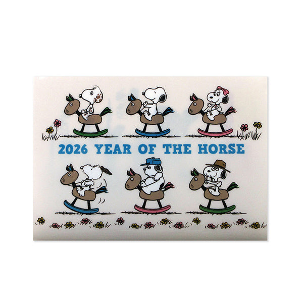 スヌーピー クリアファイルA5仕切り (YEAR OF THE HORSE)