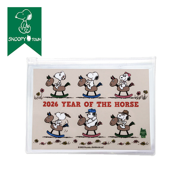 スヌーピー ジッパーケース (YEAR OF THE HORSE)