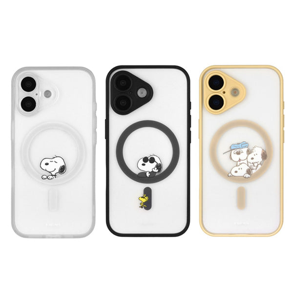 スヌーピー IIIIfit プランプフレーム iPhone17 MagSafe 対応 ケース