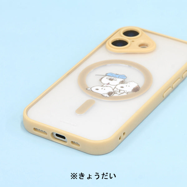 スヌーピー IIIIfit プランプフレーム iPhone17 MagSafe 対応 ケース