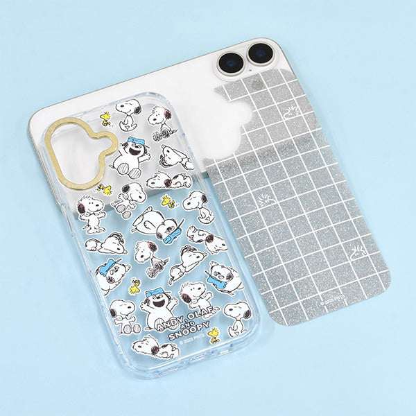 スヌーピー Camera Frame iPhone17 対応 ケース (きょうだい)