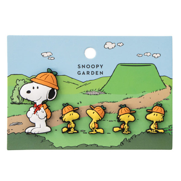 SNOOPY GARDEN マグネット スヌーピーとウッドストック（オレギル）