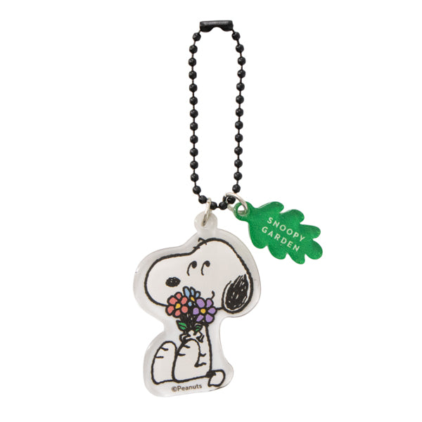 SNOOPY GARDEN アクリルキーリングセット（75周年時代別スヌーピー）