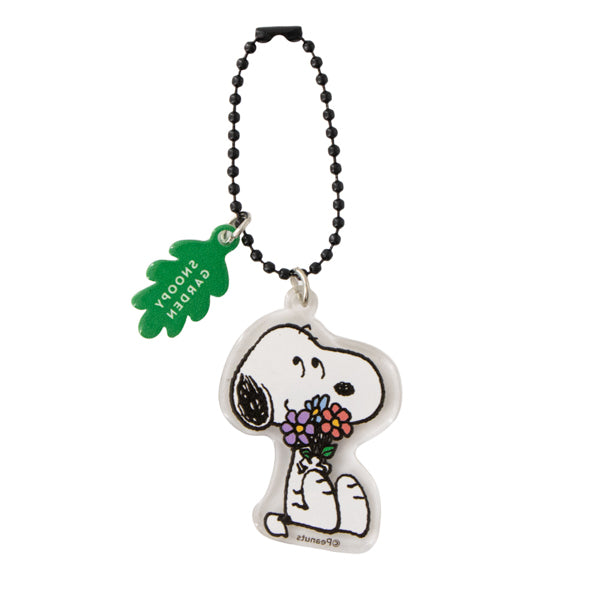 SNOOPY GARDEN アクリルキーリングセット（75周年時代別スヌーピー）
