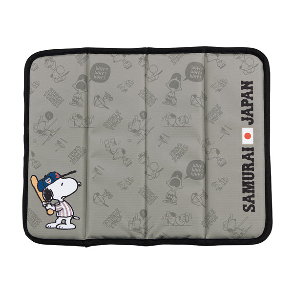侍ジャパン スヌーピー 折り畳みクッション