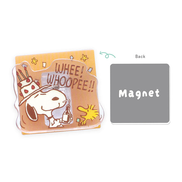 スヌーピー シークレットマグネットホルダー (75years)