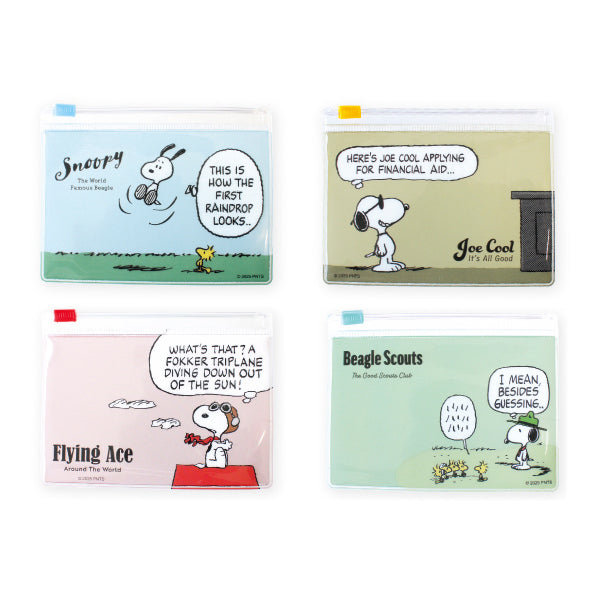 スヌーピー シークレットスライドポーチ コミックスタイル