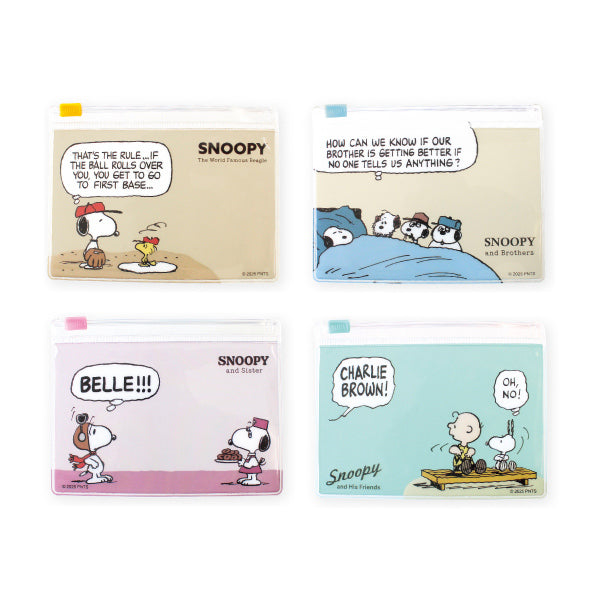 スヌーピー シークレットスライドポーチ コミックスタイル