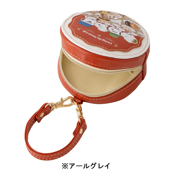 スヌーピー ラウンドマカロンポーチ (Love＆Sweetsシリーズ)