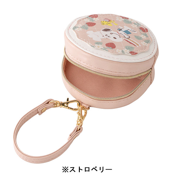 スヌーピー ラウンドマカロンポーチ (Love＆Sweetsシリーズ)