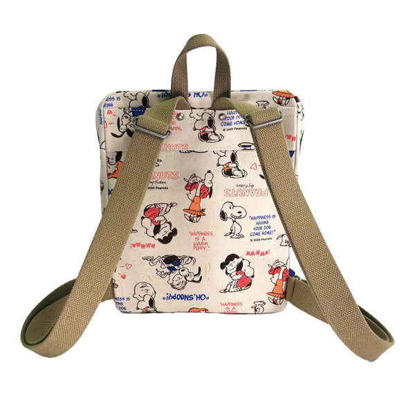 PEANUTS×一澤信三郎帆布コラボ リュック (総柄)
