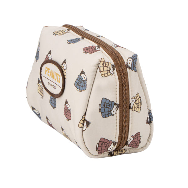 スヌーピー スクエアポーチ (チラシ／ぬくぬくほっこりウィンター)