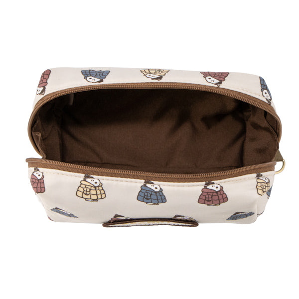 スヌーピー スクエアポーチ (チラシ／ぬくぬくほっこりウィンター)