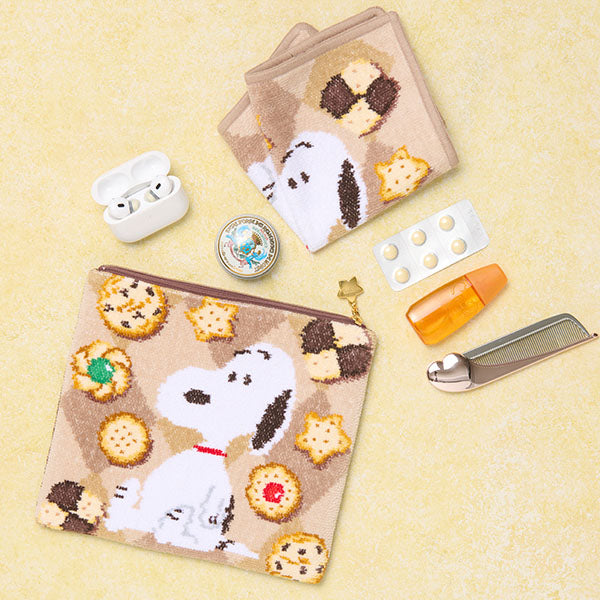 フェイラー　スヌーピー　メニーメニークッキー　フラットポーチ　おまけ付き おかいものSNOOPY限定】※11月26日発売※FEILERポーチ（メニーメニー