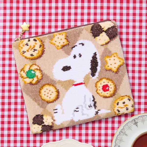 フェイラー 巾着　おかいものSNOOPY限定メニーメニークッキー フェイラー 巾着 おかいものSNOOPY限定メニーメニークッキー