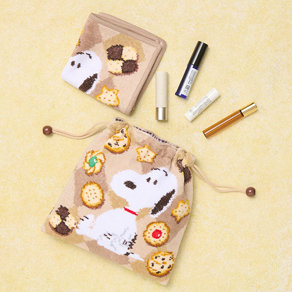 【おかいものSNOOPY限定】※12月12日発売※FEILER巾着（メニーメニークッキー）
