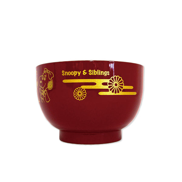 スヌーピー お椀 (朱／Happy New Year)