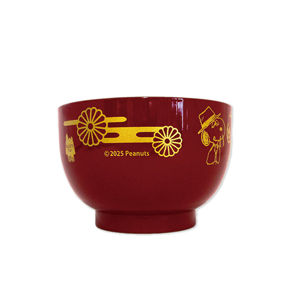 スヌーピー お椀 (朱／Happy New Year)