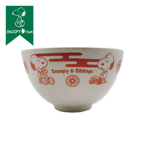 スヌーピー 和風茶碗 (Happy New Year)