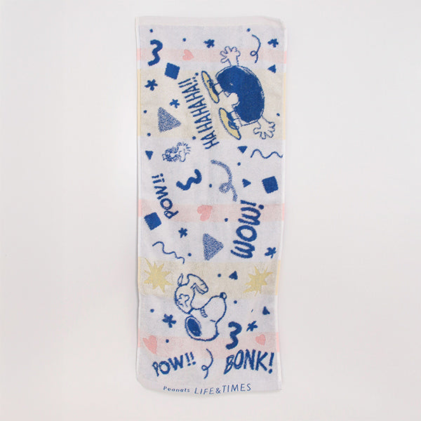 Peanuts LIFE&TIMESオリジナル フェイスタオル (ホワイト)